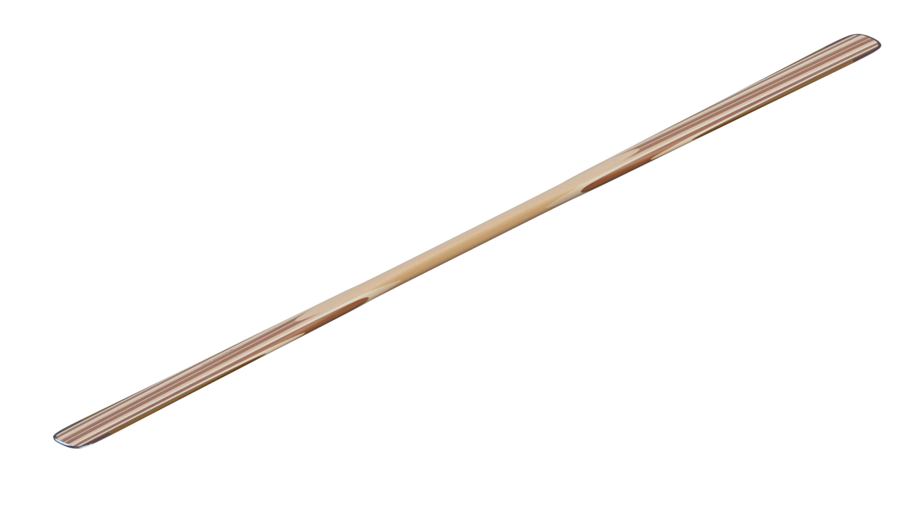 Greenland wooden paddle # G Sea ¾ view